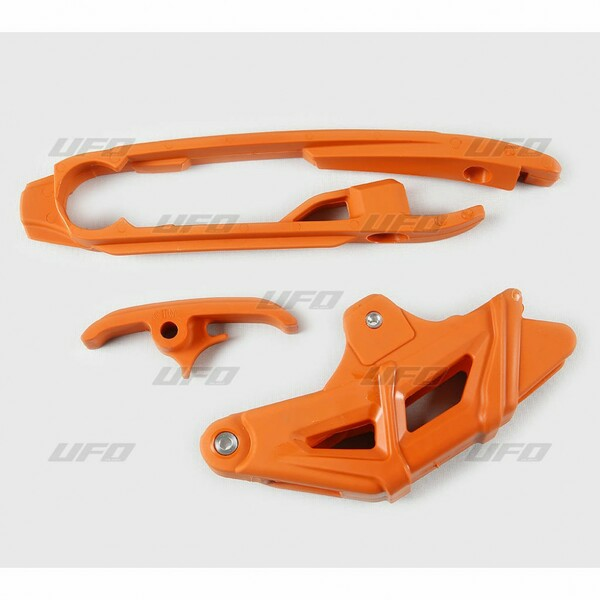 Chain Guide And Swingarm Chain Slider Kit Orange