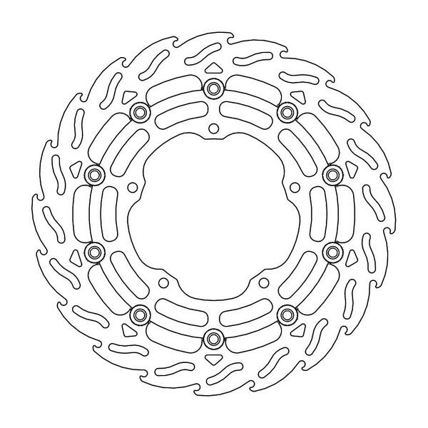 Flame Series Floating Rotor Black