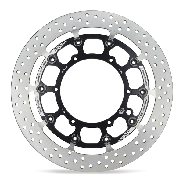 Halo Series T-floater Brake Rotor Black, Silver