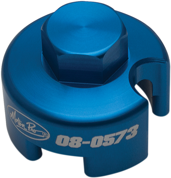 Fork Cap Socket Blue, Anodized 