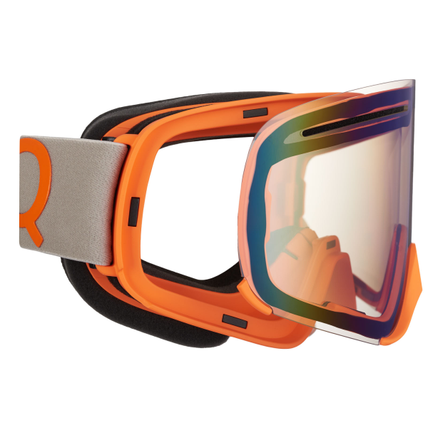 AMOQ Vision Vent+ Magnetic Goggles Gray/Orange - Gold Mirror-1