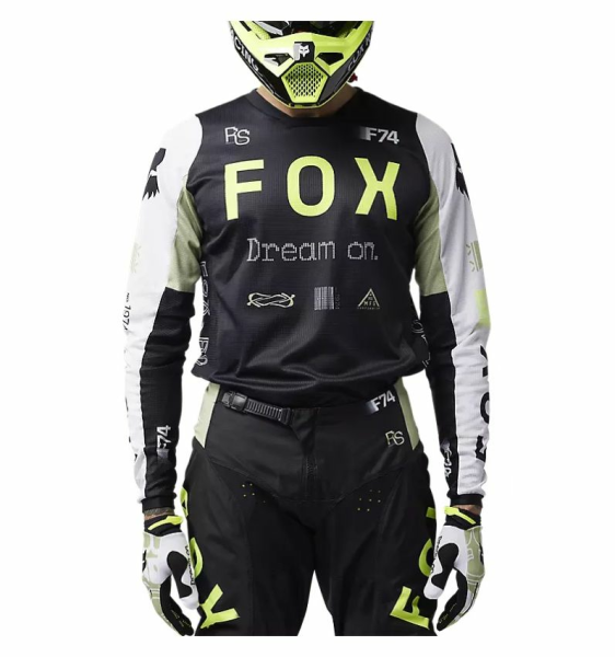 Tricou FOX 180 Race Spec Black/Green-2