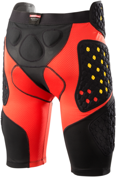 Pantaloni Protecție Alpinestar Sequence Pro Black Red-1