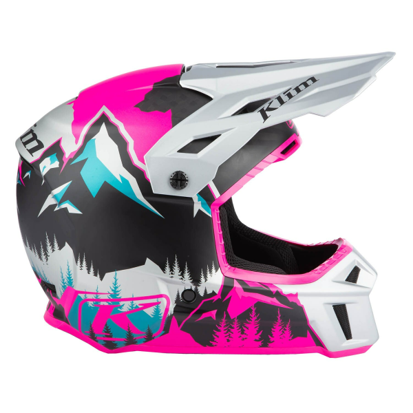 Casca Snowmobil Klim F3 Carbon ECE Wild - Chameleon-46