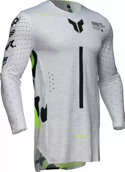 THOR Sportmode Riot Jersey White, Gray-2