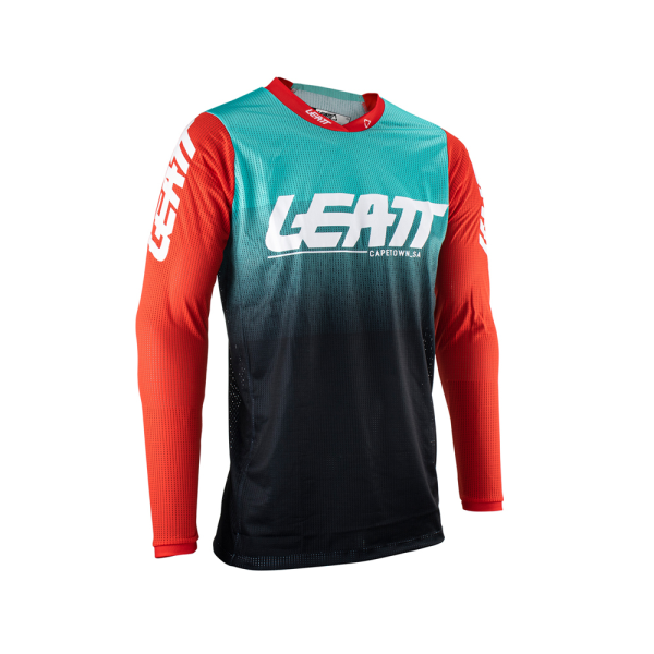 Tricou Leatt Moto 4.5 X-Flow Fuel Blue/Navy/Red