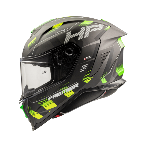 Casca Premier Hyper Carbon HP Negru/Gri/Galben-1