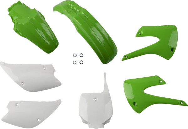 Full Body Replacement Plastic Kit Green, White-cc692ca30753ce03e16be503df4d8b0c.webp