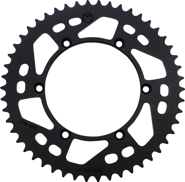 MOOSE RACING Rear Aluminum Sprocket Black -0