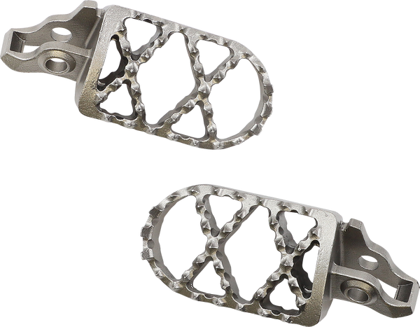 MOOSE RACING Pro Footpegs Silver -0