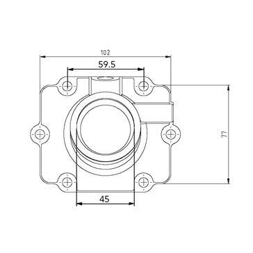 CARBURETOR FLANGE Polaris-0