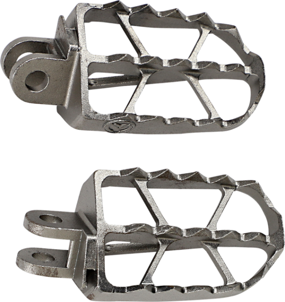 MOOSE RACING Nd Series Footpegs Silver 