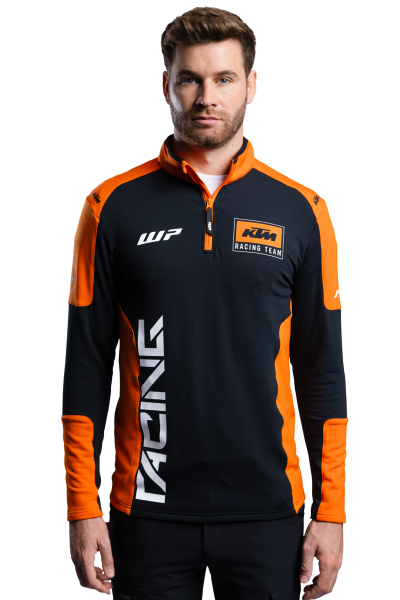 Pulover KTM Team Halfzip Orange Black-3