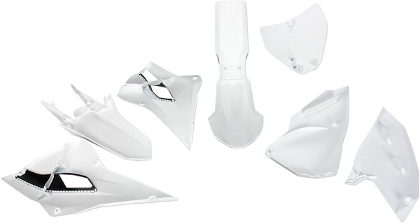 Replacement Plastic Body Kit Black, White-0