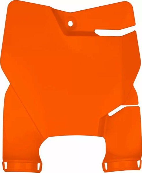 Stadium Number Plate With Fork Guards Orange-1