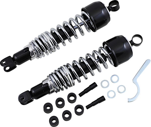 Classic Shocks Black, Gloss, Chrome