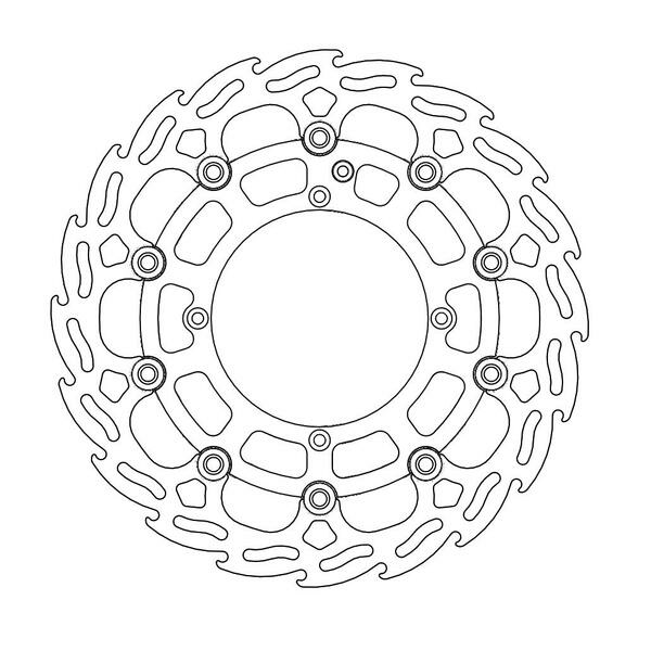 Dakar 298 Mm Front Disc Setups - Disc Black