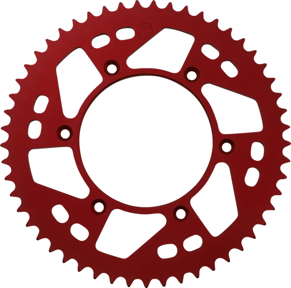 MOOSE RACING Rear Aluminum Sprocket Red 