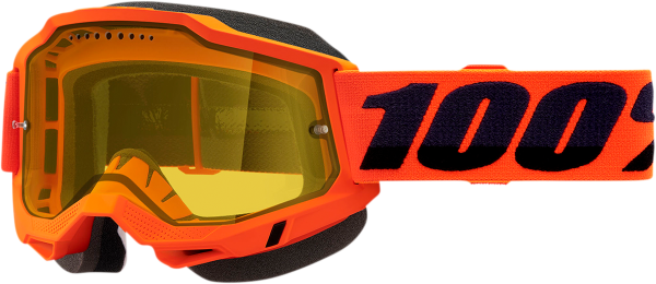 100% Accuri 2 Snow Goggles Orange, Hi-vis 