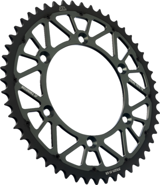 JT SPROCKETS Twinstar Rear Sprocket Graphite 