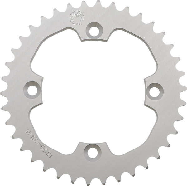 MOOSE RACING Aluminum Rear Sprocket Atv Silver -1