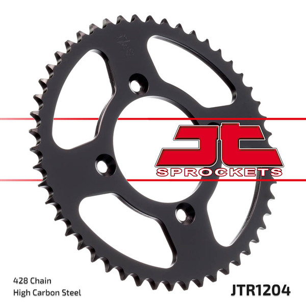 JT SPROCKETS Steel Rear Sprocket Black -1