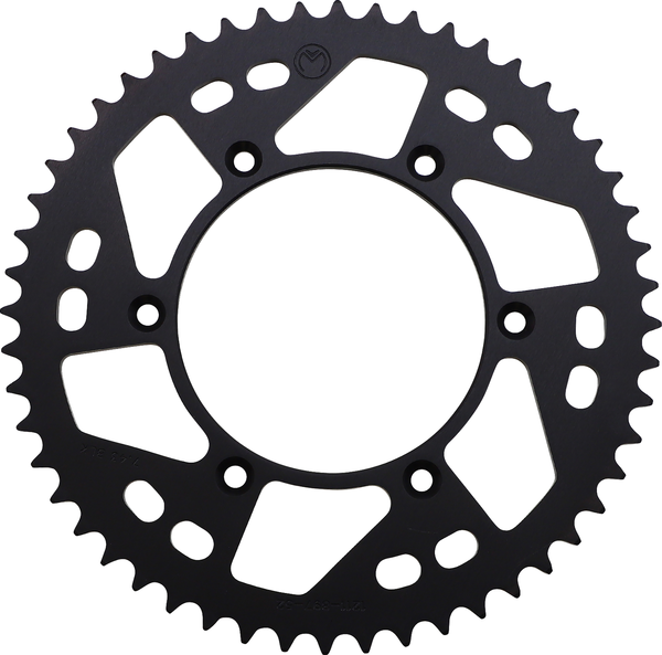 MOOSE RACING Rear Aluminum Sprocket Black -0