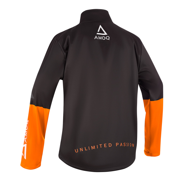 AMOQ Apex Racing Jacket Black/Orange/White XS-1