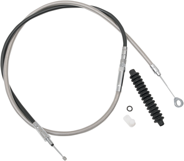 High-efficiency Braided Stainless Steel Clutch Cable Silver