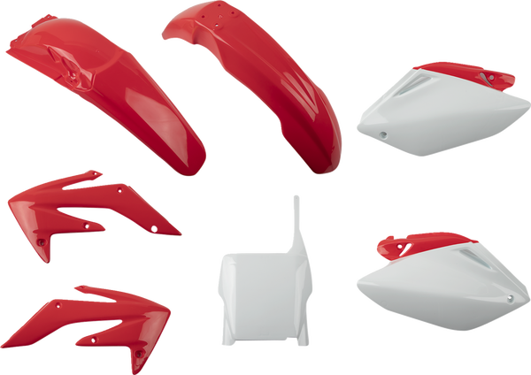 Full Body Replacement Plastic Kit Red, White-2