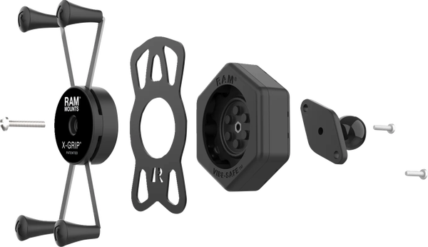 X-grip Mount Kit Black -3