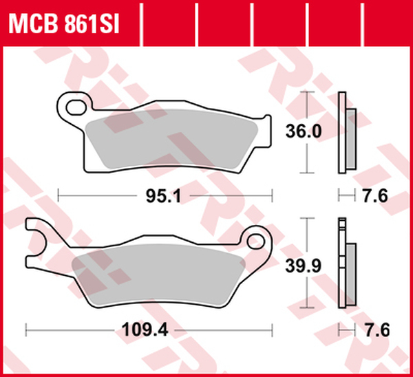 Si Series Sindered Off-road Brake Pads