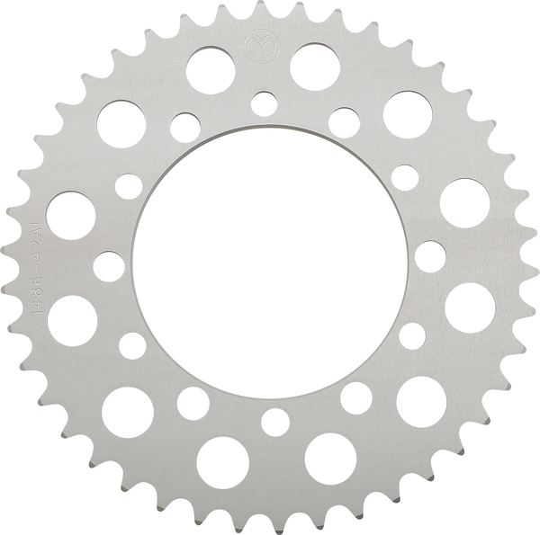 MOOSE RACING Aluminum Rear Sprocket Atv Silver -1