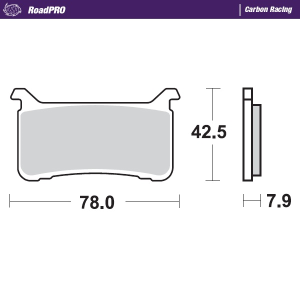 Roadpro Carbon Racing Brake Pads