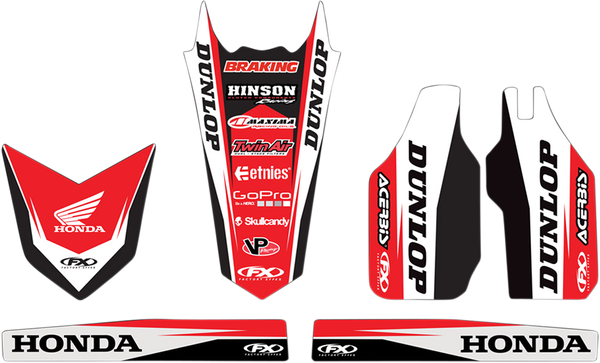 Trim Kit Graphics Black, Red, White