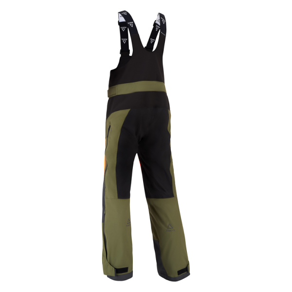 Pantaloni Snowmobil AMOQ Aspect Military Green/Orange-4