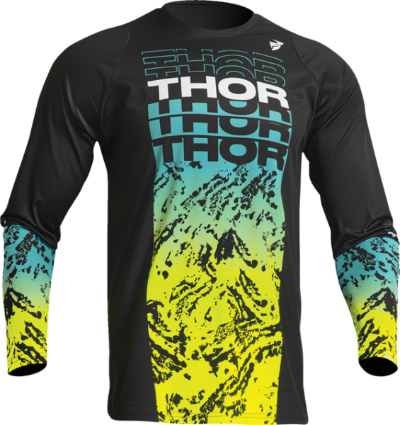 Tricou Thor Sector Atlas Black/Teal-6