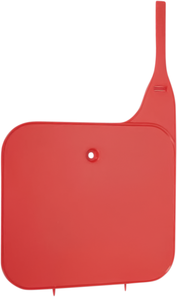 Replacement Front Number Plate Red