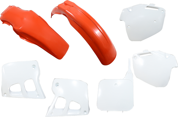 Replacement Plastic Body Kit Red, White-2