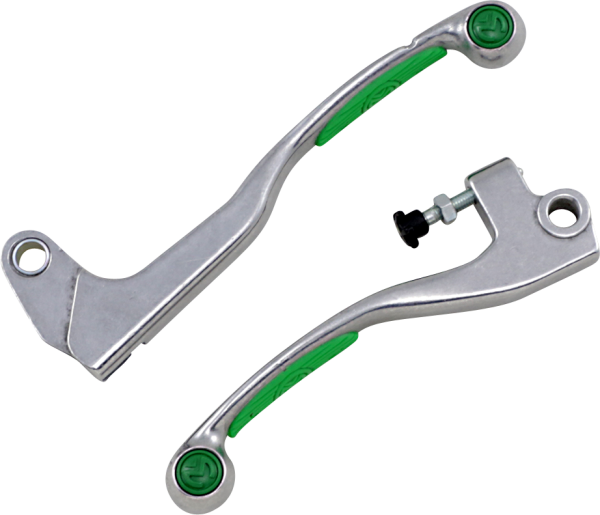 MOOSE RACING Competition Lever Green, Silver 