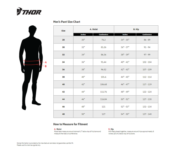 Pantaloni Thor Pulse Racer Black/Red/Blue-4