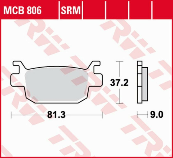 Placute frana spate TRW Sinterizate HONDA SILVER WING 125 '07-'13