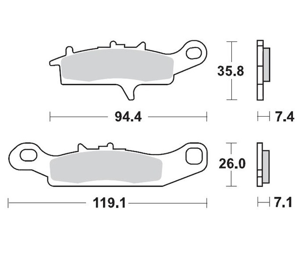 Racing Brake Pads Atv