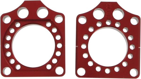 Axle Blocks Red, Anodized