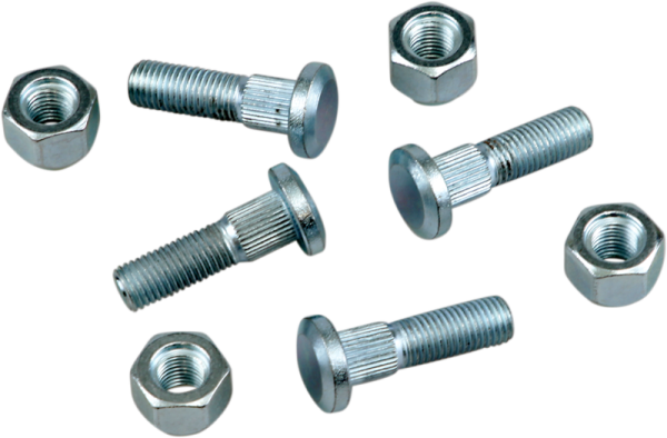 MOOSE RACING Wheel Stud-nut Kit Silver 