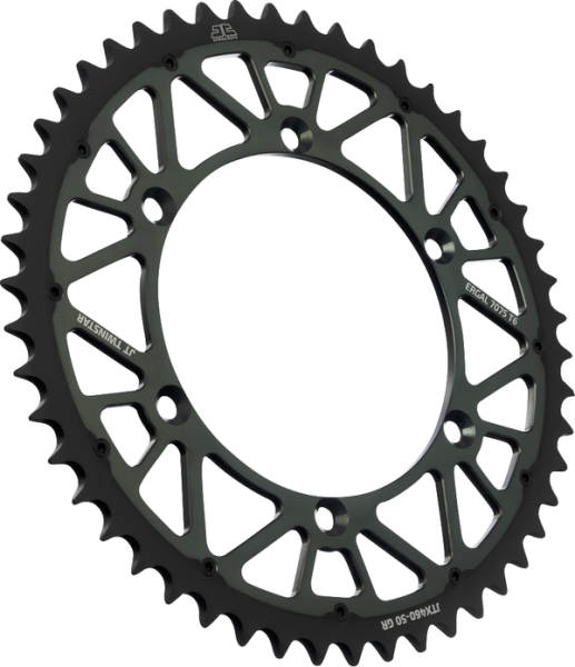 JT SPROCKETS Twinstar Rear Sprocket Graphite -0