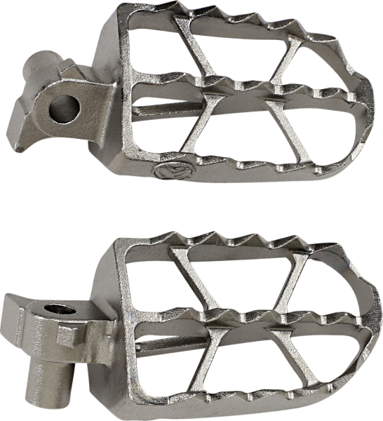 MOOSE RACING Nd Series Footpegs Silver 