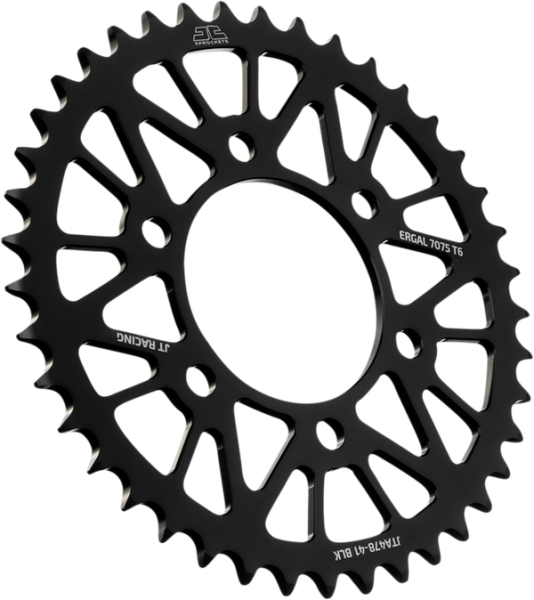 JT SPROCKETS Racelite Aluminum Rear Sprocket Black 