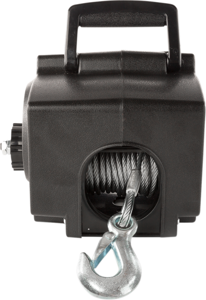 Portable Electric Winch Black-0