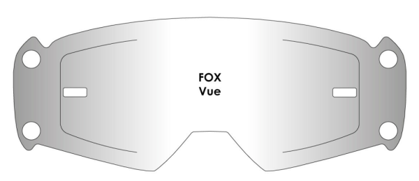 Lentila Airscreen Fox Vue Clear-0